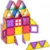 Playmags Clear Colors Magnetic Tiles Building Set 60 Piece Starter Set 31 911gGO7PFmL