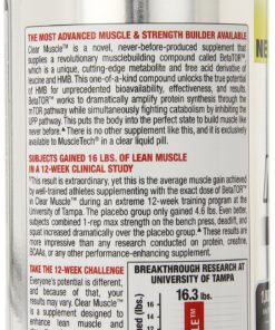 MuscleTech Clear Muscle, Advanced Muscle and Strength Building Formula, 84 Liquid Capsules 6 91APwpnXpPL