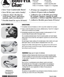 Boot-Fix Shoe Glue: Instant Professional Grade Shoe Repair Glue 8 91DfKxitFSL