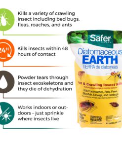 Alternative view of Safer 51703 Diatomaceous Earth-Bed Bug Flea, Ant, Crawling Insect Killer 4 lb