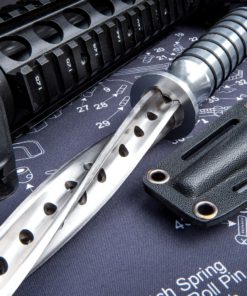 K EXCLUSIVE Grey Titanium Spiral Dagger with Sheath - Stainless Steel Construction, Quad-Edged Blade, Hidden Compartment - Length 16 1/2" 9 91NoJtZDBQL