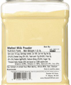 Alternative view of Old-fashioned Malted Milk Powder by Hoosier Hill Farm, 1.5 lbs.