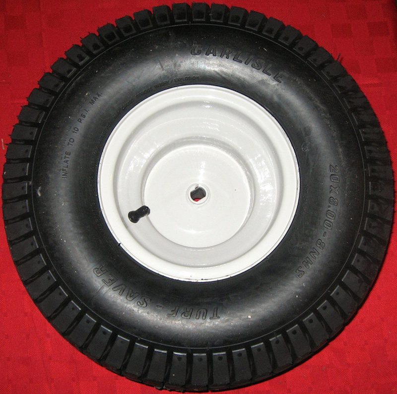 Catalog 8 NEW 20x8 Rear Tire and Wheel Rim Assembly for Mtd, Gold, Troy-bilt, Huskee, Yard-man, White Outdoor, Bolens, Yard Machines Riding Lawn Mower Tractor