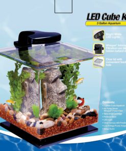 Tetra LED Cube Shaped 3 Gallon Aquarium with Pedestal Base 7 91UnFeQRf L