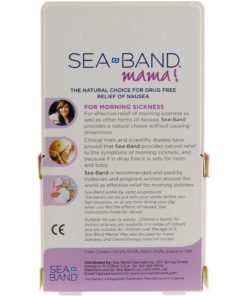 Alternative view of Sea-Band Mama Wristband Natural Nausea Relief, 1 Pair, Colors May Vary, Anti-Nausea Acupressure Wristband for Combatting Morning Sickness 1 Each (Pack of 1)