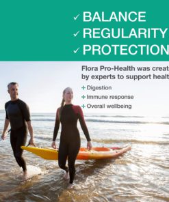 Probiotics for Women & Men On The Go – Flora Pro-Health: High Strength Probiotic Supplement – 30 Billion CFU Per Capsule – Sugar, Soy, Dairy & Gluten Free – Vegan – with Acidophilus – 30-Day Supply 30 Capsules 11 91Yhvnku6zL