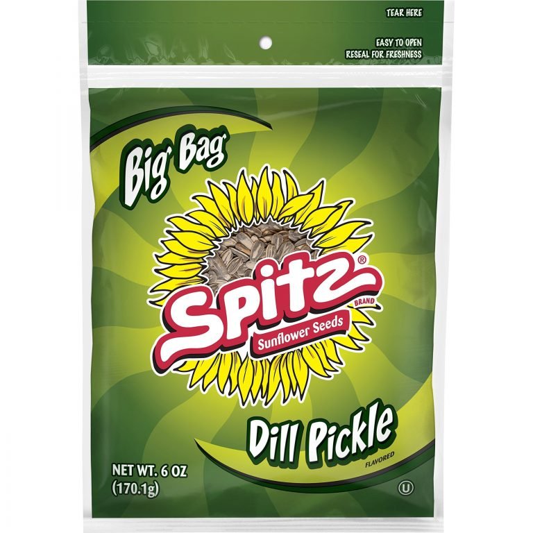 Spitz Dill Pickle Flavored Sunflower Seeds, 6 oz Bag (Pack of 12) - $32.95