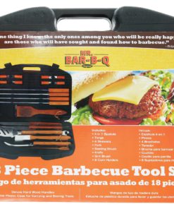 Alternative view of Mr. Bar-B-Q 94001X 18-Piece Stainless-Steel Barbecue Set with Storage Case 1-(Pack)