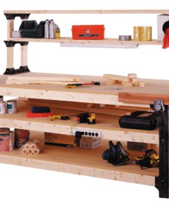 2x4basics 90164 Custom Work Bench and Shelving Storage System, Black 19 91bK194t6UL