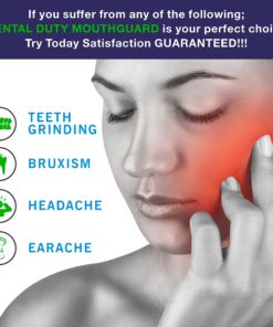 Professional Mouth Guard for Grinding Teeth| Moldable Night Guards for Teeth Grinding| Night Guard Eliminates Bruxism & Teeth Clenching| 2-Size, 4 Pieces Mouth Guard| Anti- Bacterial Dental Guard. 14 91cdmmUkHHL