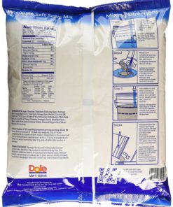 Dole Soft Serve Mix, Pineapple, 17.6 Pound Pack of 4 6 91fGy2B2lY6L