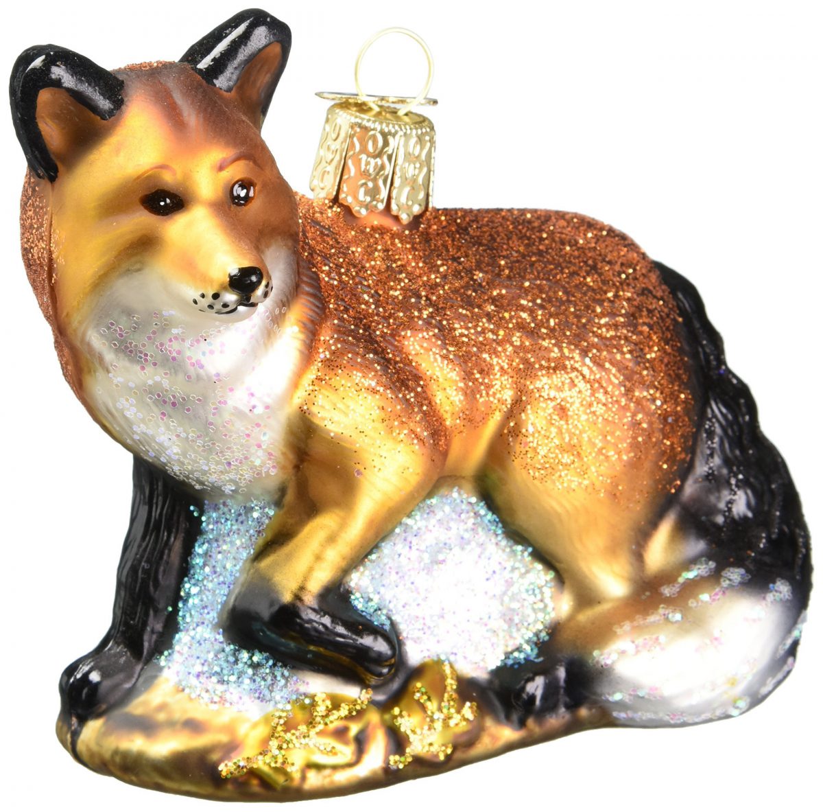 Old World Christmas Ornaments Red Fox Glass Blown Ornaments For