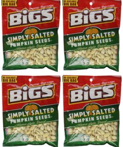 Bigs, Pumpkin Seeds, Home-Style Roast, Simply Salted 5 OZ (Pack of 4) 5oz Bag 3 91hjd8e2ImL