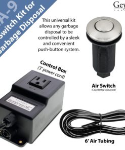 Geyser (GA9-B) Brushed Nickel Garbage Disposal Air Switch Unit 8 91j6W0SYpYL