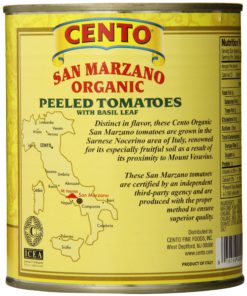 Cento San Marzano Organic Peeled Tomatoes, 28 Ounce (Pack of 6) - $33.95