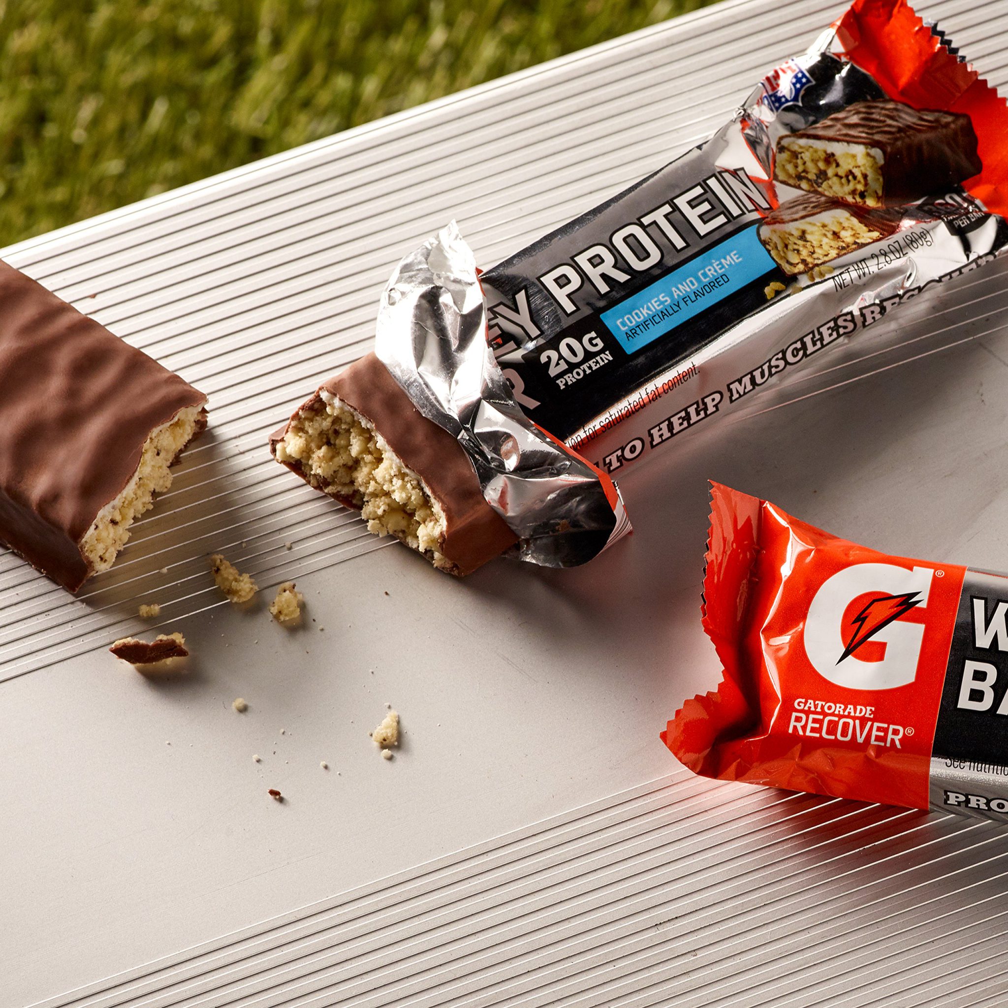 Gatorade Whey Protein Bars, Cookies & Cr Me, 2.8 Oz Bars (Pack Of 12