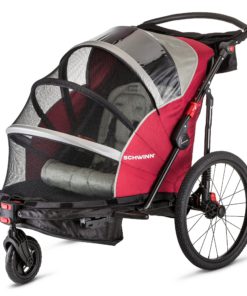 Schwinn Joyrider Double Bicycle Trailer, Red 6 A1ELXEwwSqL