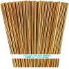 Gold Foil Paper Straws - 7.75 Inches - Pack of 100 - Outside the Box Papers Brand 24 A1f0EVWyVQL