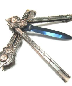 Alternative view of Special Edition Blue Spider Knife Handle Practice Trainer ,¦
