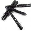 Icetek Sports Wavy Blade Metal Steel Practice Balisong Butterfly Knife Trainer - $15.99