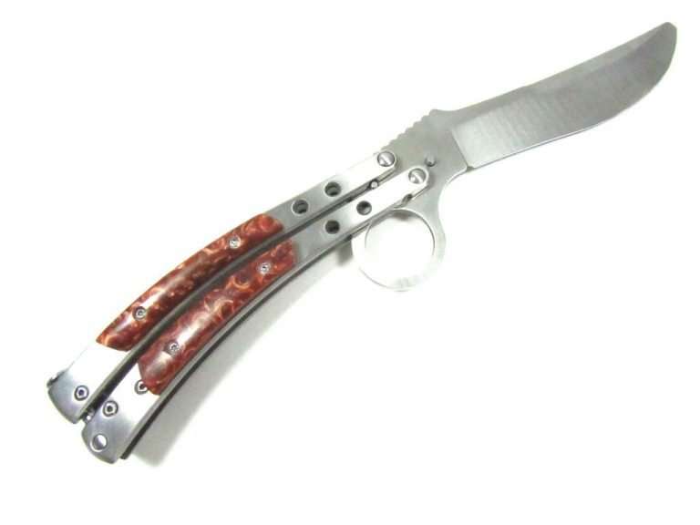 Curve 8.5" Practice Balisong Butterfly Trainer with No Offensive Blade - $15.99