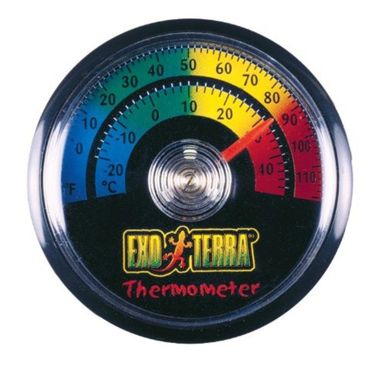 Exo Terra Thermometer Celsius And Fahrenheit - $10.95
