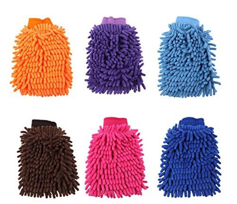 Ning Store Set Of 6 Double Side Use Candy Color Chenille Super Soft Absorbent.. - $18.95