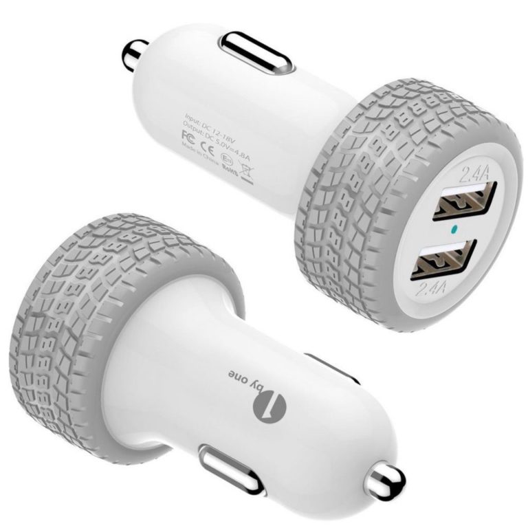 1Byone 4.8A / 24W 2-Port Usb Car Charger Safety Protection For Apple And Andr.. - $15.95