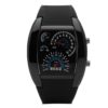 Hiwatch Tm Digital Led Watches Cool Car Meter Dial Unisex Blue Flash Dot Matr.. - $16.50