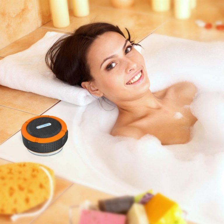 Victsing Bluetooth 3.0 Wireless Waterproof 5W Shower Speaker With Mic And Rem.. - $20.95