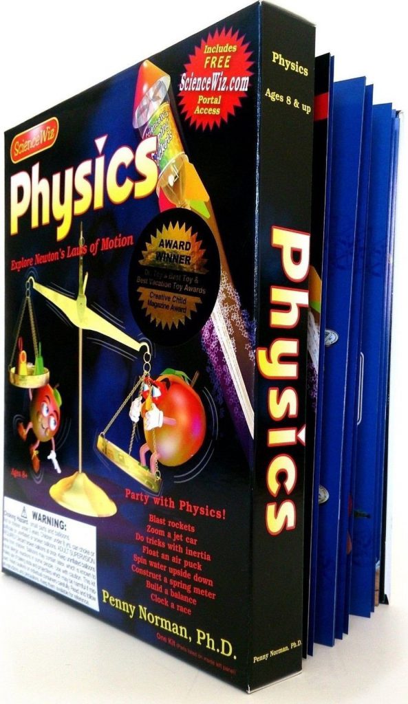 Sciencewiz Physics Experiment Kit And Book 24 Experiments Motion - $20.95