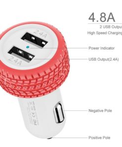 1Byone 4.8A / 24W 2-Port Usb Car Charger Safety Protection For Apple And Andr.. - $15.95