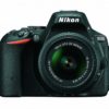 Nikon D5500 Dx-Format Digital Slr W/ 18-55Mm Vr Ii Kit (Black) Black Base - $732.95