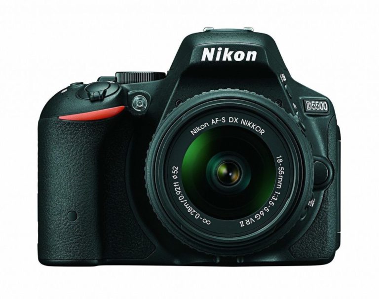 Nikon D5500 Dx-Format Digital Slr W/ 18-55Mm Vr Ii Kit (Black) Black Base - $739.95