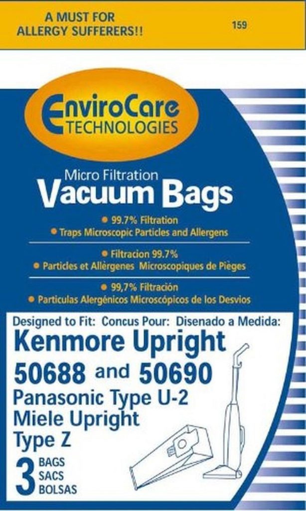 Envirocare Technologies Micro Filtration Vacuum Bags - Designed To Fit Kenmor.. - $10.95