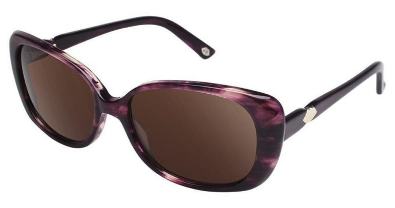 Lulu Guinness Women's Sunglasses L106 Raspberry Tort Size 54 - $78.95