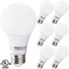 6 Pack 6W Ul-Listed A19 Led Bulb 40W Equivalent 2700K Soft White E26 Medium B.. - $13.95