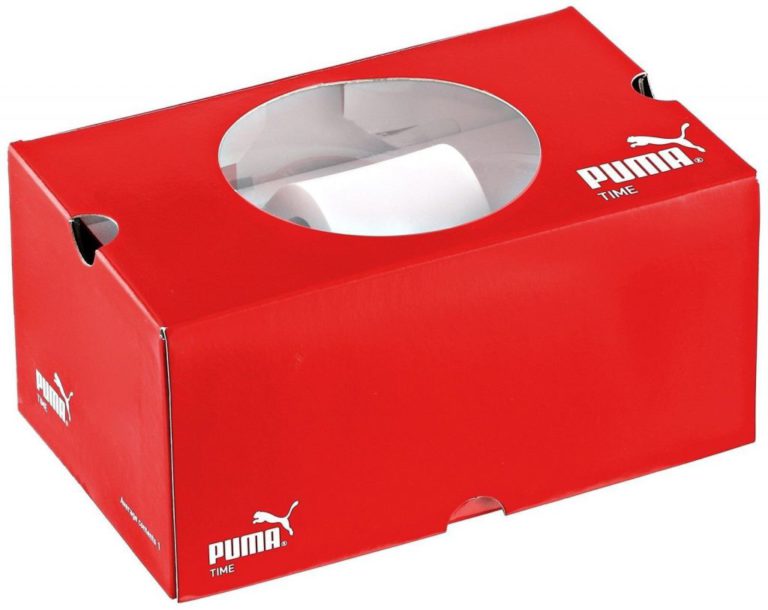 Puma Unisex Drop Digital Display Analog Quartz Watch White/Blue - $45.95