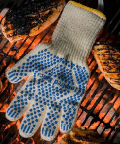 Inspired Basics Grill Gloves 662F Heat Resistant Oven Gloves For Kitchen And .. - $24.95