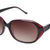 Tura Sunglasses 039 Ladies Black Cherry Plastic 57-15-135 Brown Lenses - $14.95