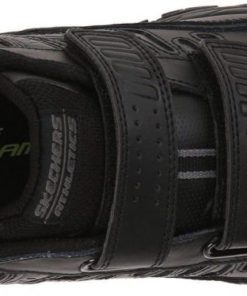 Skechers Sport Men's Afterburn Strike Memory Foam Hook-And-Loop Sneaker Black - $65.95