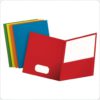 Oxford Twin Pocket Folders Letter Size Assorted Colors 25 Per Box (57513Ee) - $23.95