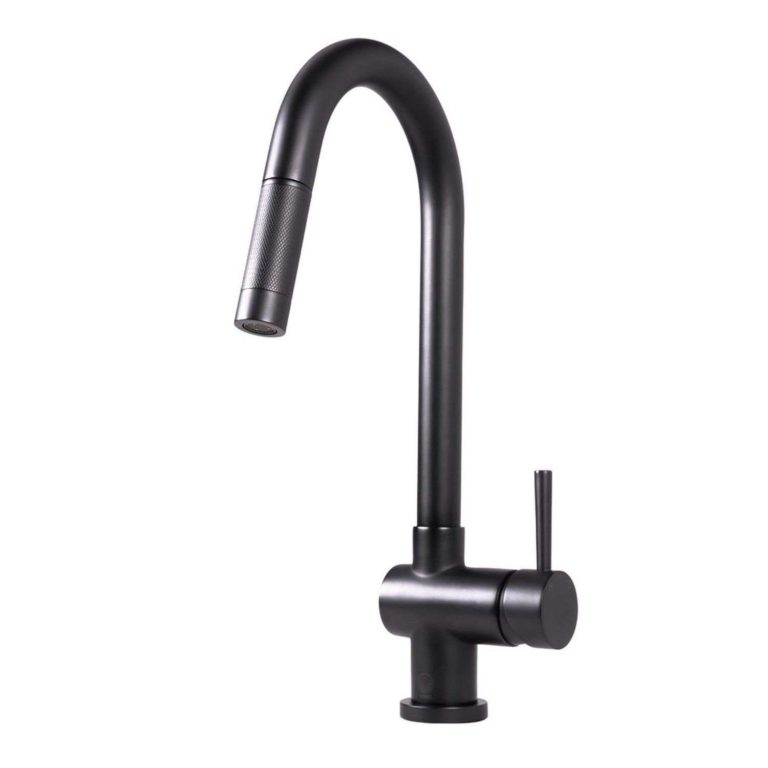 Vigo Gramercy Single Handle Pull-Down Kitchen Faucet Matte Black - $195.00