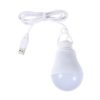 Coolead-5V 5W Camping Usb Light Bulb Home Emergency Led Bulb (White) White - $10.95