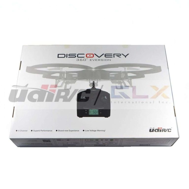 Udi Rc Discovery 2.4Ghz 4 Ch 6 Axis Gyro Rc Quadcopter With Hd Camera Rtf - $51.95