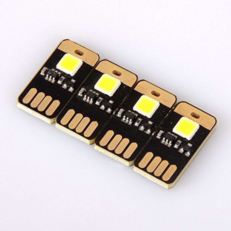 Yitee 4Pcs Usb Light Keychain Super Bright Pure White Single Smd Led Mini Usb.. - $9.95