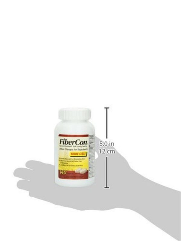 Fibercon Fiber Therapy For Regularity With Calcium Polycarbophil (140-Count C.. - $18.95