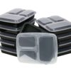 Paksh Novelty Lunch Box Sets / Large Food Container With Lid / 3 Compartment .. - $24.95