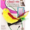 Ethical A-Door-Able Plush Bird Cat Toy With Feathers - $15.95