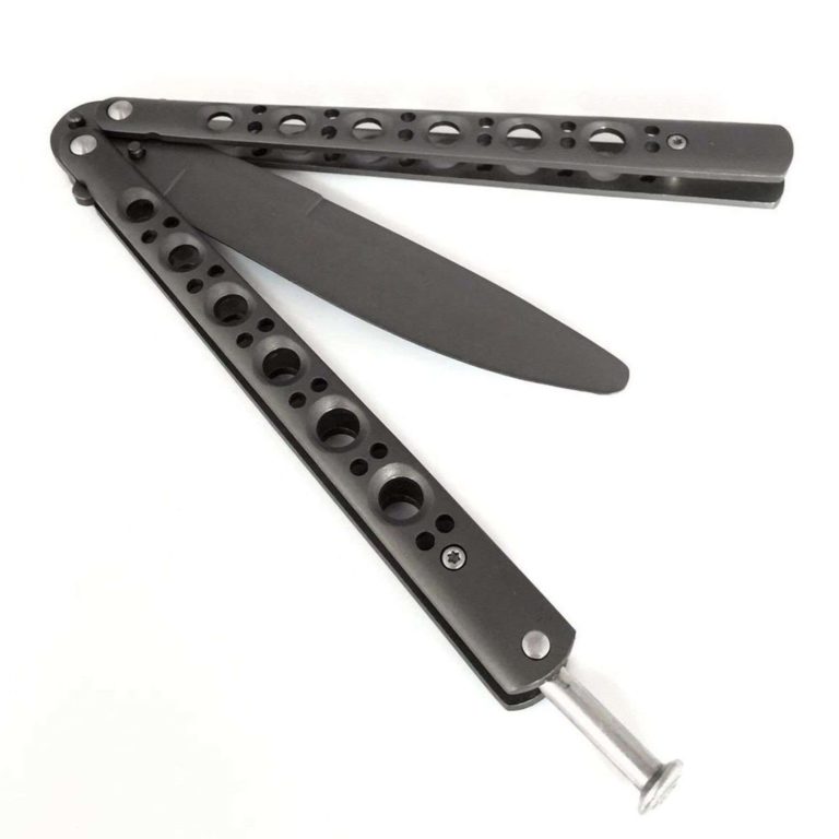 Luxury Gray Practice Knife Trainer (No Offensive Blade) - $23.95